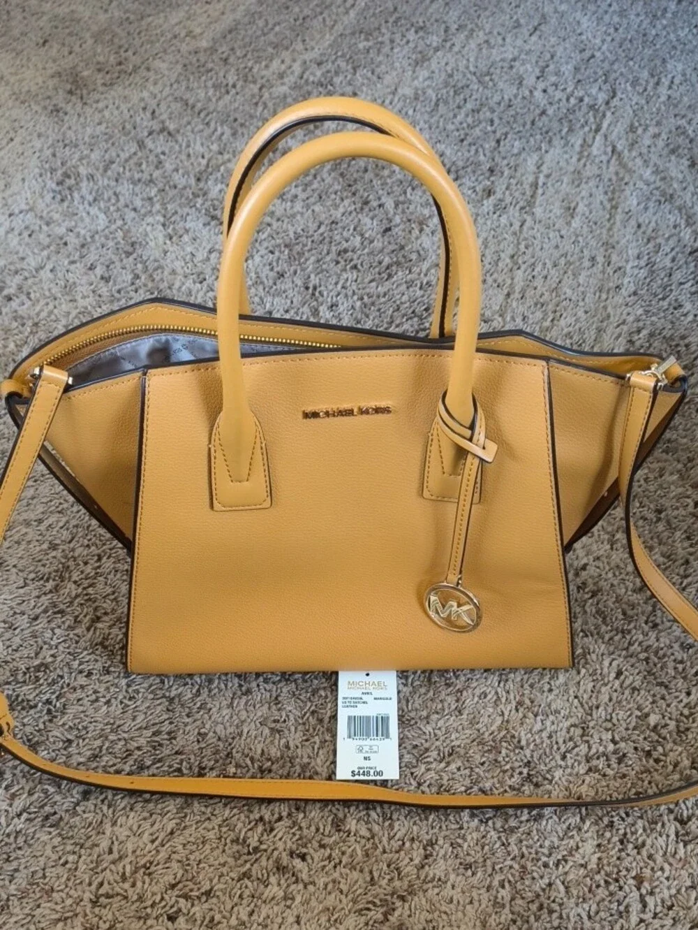 Michael Kors Marigold Large TZ Leather Satchel